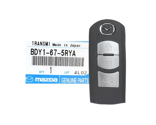NEW-Mazda-3-2009-2011-Genuine-OEM-Smart-Key-Remote-3-Buttons-433MHz-BDY1-67-5RYA-BDY1675RYA---FCCID-:-SKE114-03---Emirates-Keys