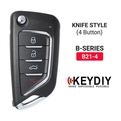 Picture of KeyDiy KD Universal Flip Remote Key 3+1 Buttons Knife Type B21-4