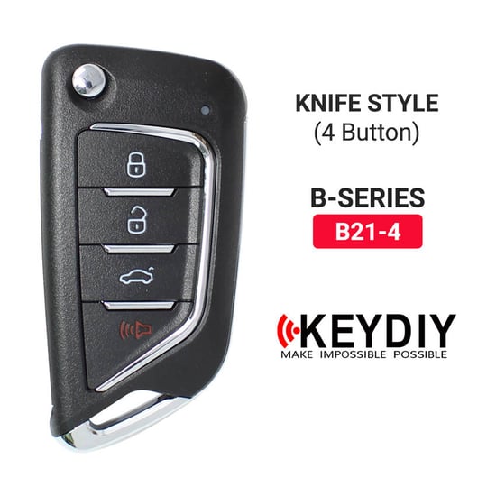 Picture of KeyDiy KD Universal Flip Remote Key 3+1 Buttons Knife Type B21-4