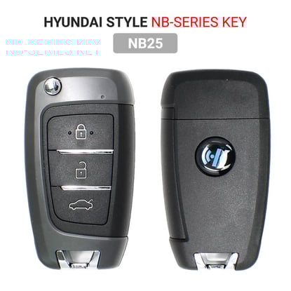 Picture of Keydiy KD Universal Flip Remote Key 3 Buttons Hyundai Type NB25 PCF