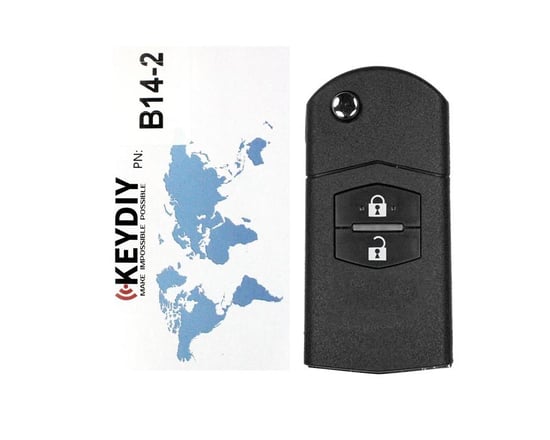 Keydiy-KD-Flip-Remote-Key-Mazda-Type-2-Buttons-B14-2-Work-With-KD900-And-KeyDiy-KD-X2-Remote-Maker-and-Cloner---Emirates-Keys