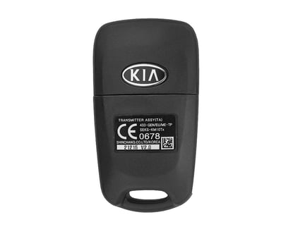 NEW-KIA-Picanto-2012-Genuine-OEM-Flip-Remote-Key-3-Buttons-433MHz-95430-1Y300-954301Y300---FCCID:-SEKS-KM10TX---Emirates-Keys
