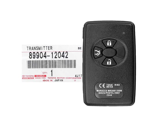 BRAND-New-Toyota-Corolla-2008-2014-Genuine-OEM-Smart-Key-3-Buttons-433MHz-89904-12042-8990412042---89904-12043-8990412043---FCCID:-B51EA---Emirates-Keys