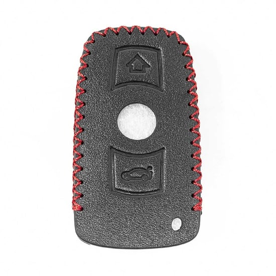 Leather-Case-For-BMW-CAS3-Remote-Key-3-Buttons