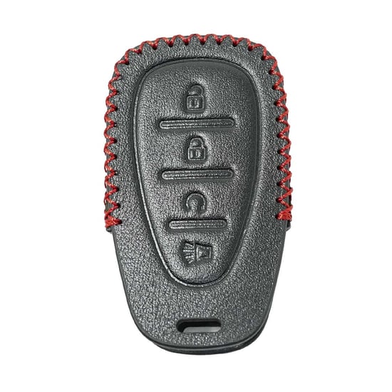 Leather-Case-For-Chevrolet-Smart-Remote-Key-4-Buttons