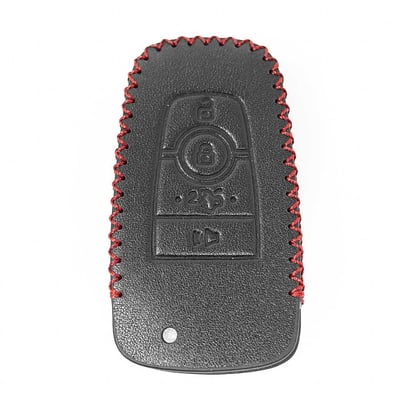 Leather-Case-For-Ford-Fusion-Mustang-Remote-Key-4-Buttons
