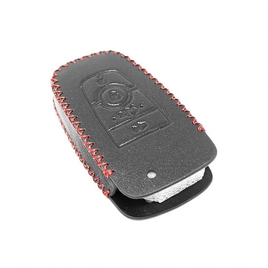 New-Aftermarket-Leather-Case-For-Ford-Fusion-Mustang-Remote-Key-4-Buttons-High-Quality-Best-Price---Emirates-Keys-