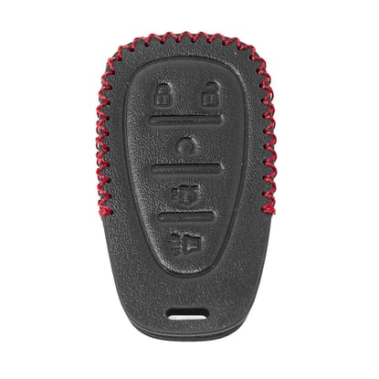 Leather-Case-For-Chevrolet-Smart-Remote-Key-5-Buttons