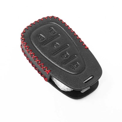New-Aftermarket-Leather-Case-For-Chevrolet-Smart-Remote-Key-5-Buttons-High-Quality-Best-Price---Emirates-Keys