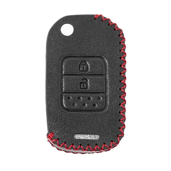 Leather-Case-For-Honda-Flip-Remote-Key-2-Buttons