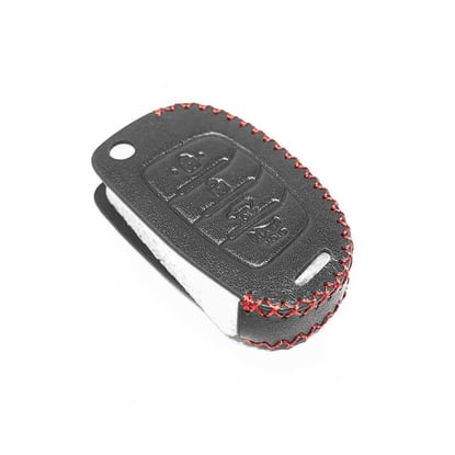 New-Aftermarket-Leather-Case-For-Hyundai-Flip-Remote-Key-4-Buttons-High-Quality-Best-Price---Emirates-Keys