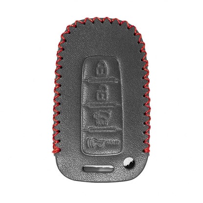 Leather-Case-For-Hyundai-Kia-Smart-Remote-Key-4-Buttons