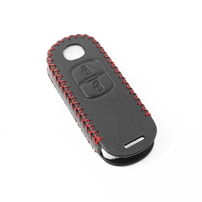 New-Aftermarket-Leather-Case-For-Mazda-Remote-Key-2-Buttons-High-Quality-Best-Price---Emirates-Keys