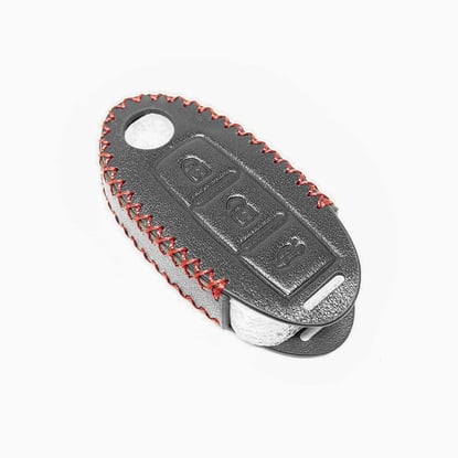 New-Aftermarket-Leather-Case-For-Nissan-Smart-Remote-Key-3-Buttons-High-Quality-Best-Price---Emirates-Keys