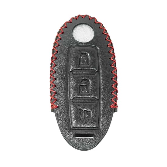Leather-Case-For-Nissan-Smart-Remote-Key-2+1-Buttons