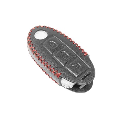 New-Aftermarket-Leather-Case-For-Nissan-Smart-Remote-Key-2+1-Buttons-High-Quality-Best-Price---Emirates-Keys