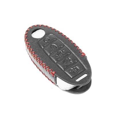 New-Aftermarket-Leather-Case-For-Nissan-Smart-Remote-Key-5-Buttons-High-Quality-Best-Price---Emirates-Keys