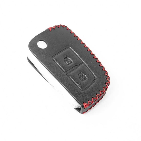 New-Aftermarket-Leather-Case-For-Nissan-Flip-Remote-Key-2-Buttons-High-Quality-Best-Price---Emirates-Keys