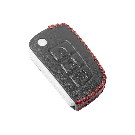 New-Aftermarket-Leather-Case-For-Nissan-Flip-Remote-Key-3-Buttons-High-Quality-Best-Price---Emirates-Keys