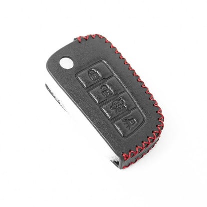 New-Aftermarket-Leather-Case-For-Nissan-Flip-Remote-Key-4-Buttons-High-Quality-Best-Price---Emirates-Keys