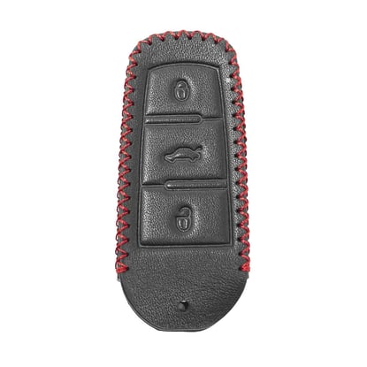 Leather-Case-For-Volkswagen-Passat-Smart-Remote-Key-3-Buttons