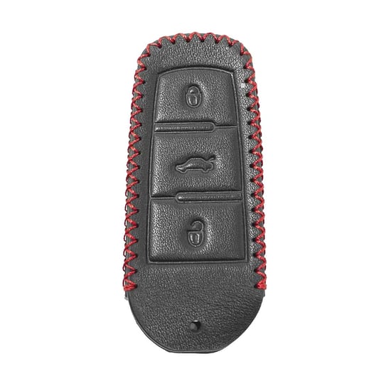 Leather-Case-For-Volkswagen-Passat-Smart-Remote-Key-3-Buttons