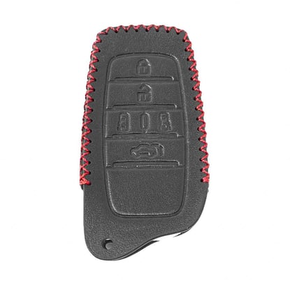 Leather-Case-For-Toyota-Previa-Tarago-Sienna-Smart-Remote-Key-5-Buttons