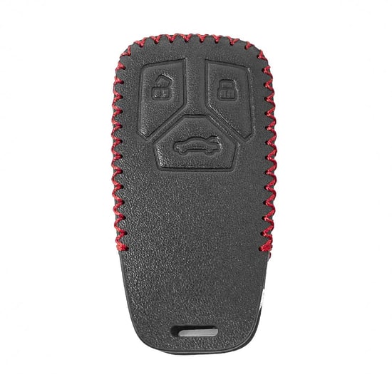 Leather-Case-For-Audi-TT-A4-A5-Q7-SQ7-Smart-Remote-Key-3-Buttons