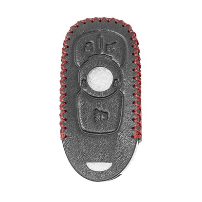 Leather-Case-For-Buick-Smart-Remote-Key-4-Buttons
