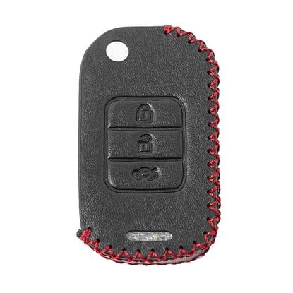 Leather-Case-For-Honda-Flip-Remote-Key-3-Buttons
