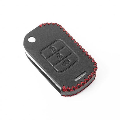 New-Aftermarket-Leather-Case-For-Honda-Flip-Remote-Key-3-Buttons-High-Quality-Best-Price---Emirates-Keys