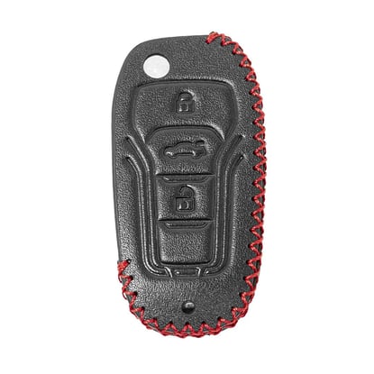 Leather-Case-For-Ford-Flip-Remote-Key-3-Buttons