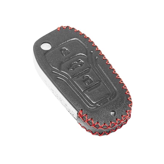 New-Aftermarket-Leather-Case-For-Ford-Flip-Remote-Key-3-Buttons-High-Quality-Best-Price---Emirates-Keys