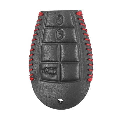 New-Aftermarket-Leather-Case-For-Jeep-Smart-Remote-Key-3+1-Buttons-JP-S-High-Quality-Best-Price---Emirates-Keys