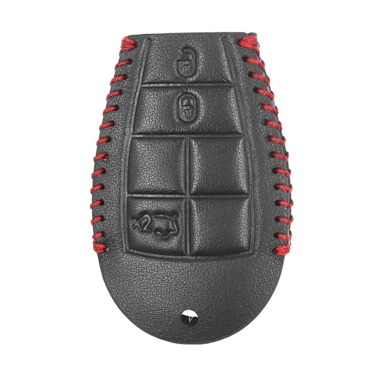 New-Aftermarket-Leather-Case-For-Jeep-Smart-Remote-Key-3+1-Buttons-JP-S-High-Quality-Best-Price---Emirates-Keys