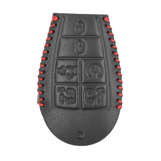New-Aftermarket-Leather-Case-For-Jeep-Smart-Remote-Key-6+1-Buttons-JP-P-High-Quality-Best-Price---Emirates-Keys
