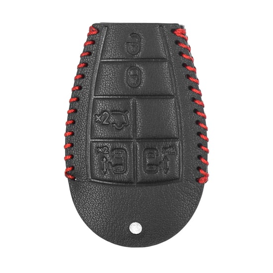 New-Aftermarket-Leather-Case-For-Jeep-Smart-Remote-Key-5+1-Buttons-JP-R-High-Quality-Best-Price---Emirates-Keys