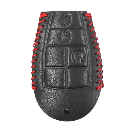 New-Aftermarket-Leather-Case-For-Jeep-Smart-Remote-Key-3+1-Buttons-JP-J-High-Quality-Best-Price---Emirates-Keys