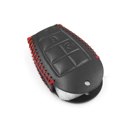 New-Aftermarket-Leather-Case-For-Jeep-Smart-Remote-Key-3+1-Buttons-JP-J-High-Quality-Best-Price---Emirates-Keys