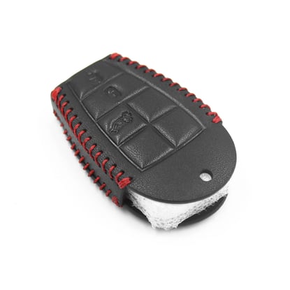 New-Aftermarket-Leather-Case-For-Jeep-Smart-Remote-Key-3+1-Buttons-JP-M-High-Quality-Best-Price---Emirates-Keys