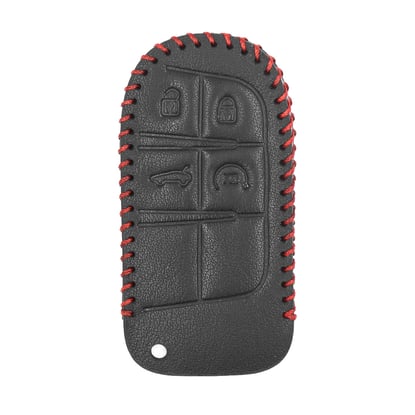 New-Aftermarket-Leather-Case-For-Jeep-Smart-Remote-Key-4-Buttons-JP-C-High-Quality-Best-Price---Emirates-Keys