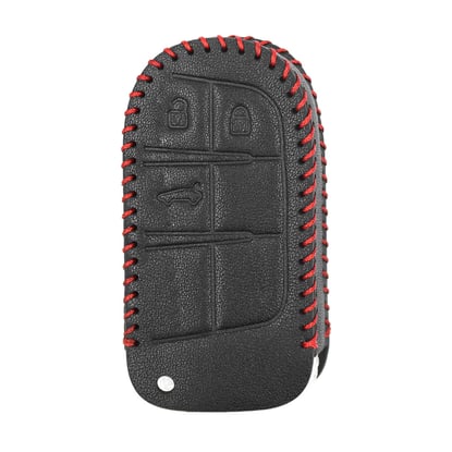 New-Aftermarket-Leather-Case-For-Jeep-Smart-Remote-Key-3-Buttons-JP-B-High-Quality-Best-Price---Emirates-Keys