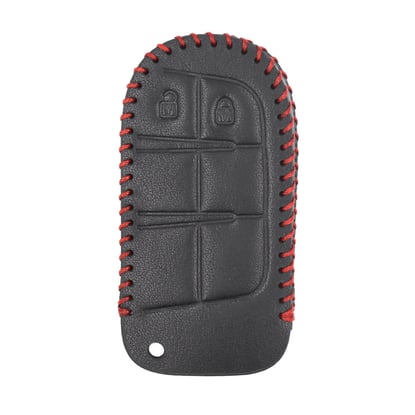 New-Aftermarket-Leather-Case-For-Jeep-Smart-Remote-Key-2-Buttons-JP-A-High-Quality-Best-Price---Emirates-Keys