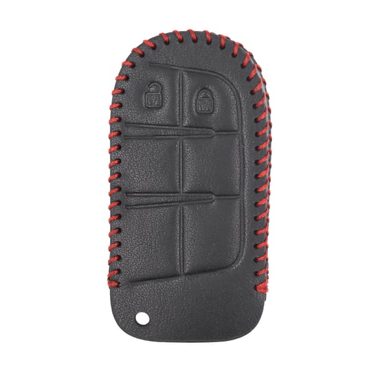 New-Aftermarket-Leather-Case-For-Jeep-Smart-Remote-Key-2-Buttons-JP-A-High-Quality-Best-Price---Emirates-Keys