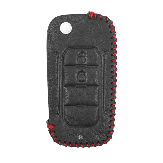 New-Aftermarket-Leather-Case-For-Jeep-Flip-Remote-Key-2-Buttons-JP-D-High-Quality-Best-Price---Emirates-Keys