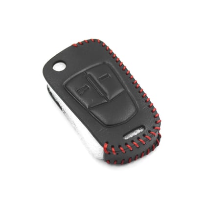 New-Aftermarket-Leather-Case-For-Opel-Flip-Remote-Key-3-Buttons-OP-C-High-Quality-Best-Price---Emirates-Keys