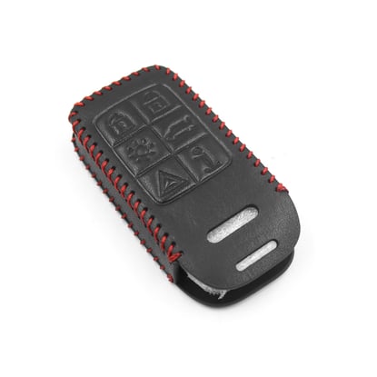 New-Aftermarket-Leather-Case-For-Volvo-Smart-Remote-Key-6-Buttons-High-Quality-Best-Price---Emirates-Keys