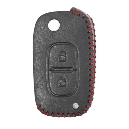 New-Aftermarket-Leather-Case-For-Renault-Flip-Remote-Key-2-Buttons-RN-D-High-Quality-Best-Price---Emirates-Keys