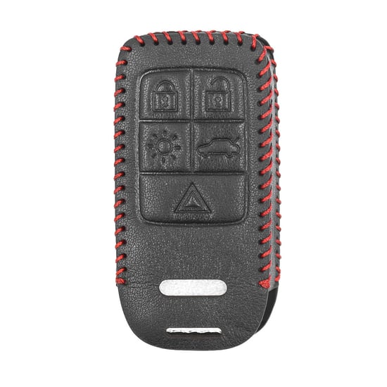 New-Aftermarket-Leather-Case-For-Volvo-Smart-Remote-Key-5-Buttons-High-Quality-Best-Price---Emirates-Keys