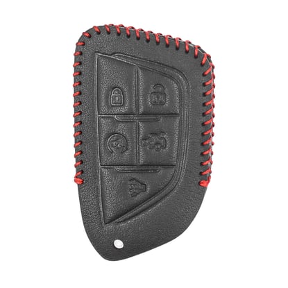 New-Aftermarket-Leather-Case-For-Cadillac-Smart-Remote-Key-5-Buttons-CD-G-High-Quality-Best-Price---Emirates-Keys